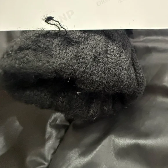 MACKAGE Selma Glossy Black Puffy Zipper Layered Coat Jacket Size Small Petite - Picture 16 of 16